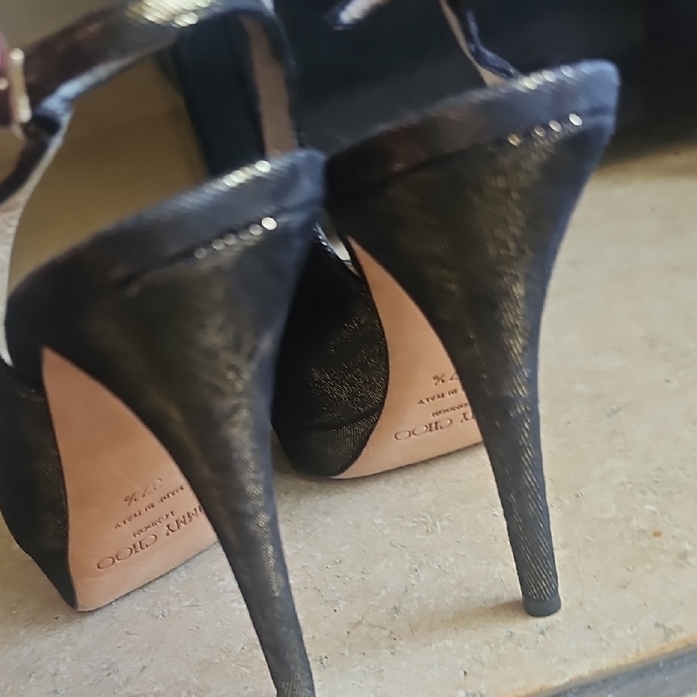 Jimmy Choo Black Stiletto Heels - Picture 7 of 9